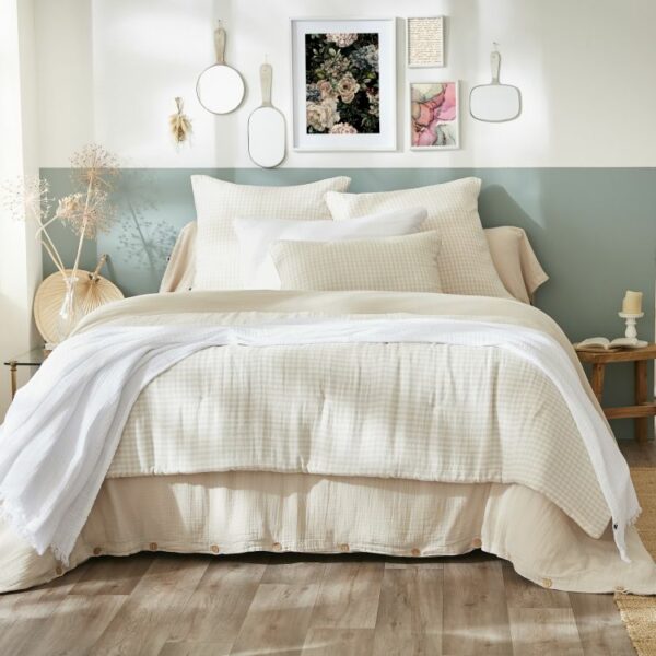 Housse de Couette Vichy – L’Effet Papillon (sans taie) – Image 2